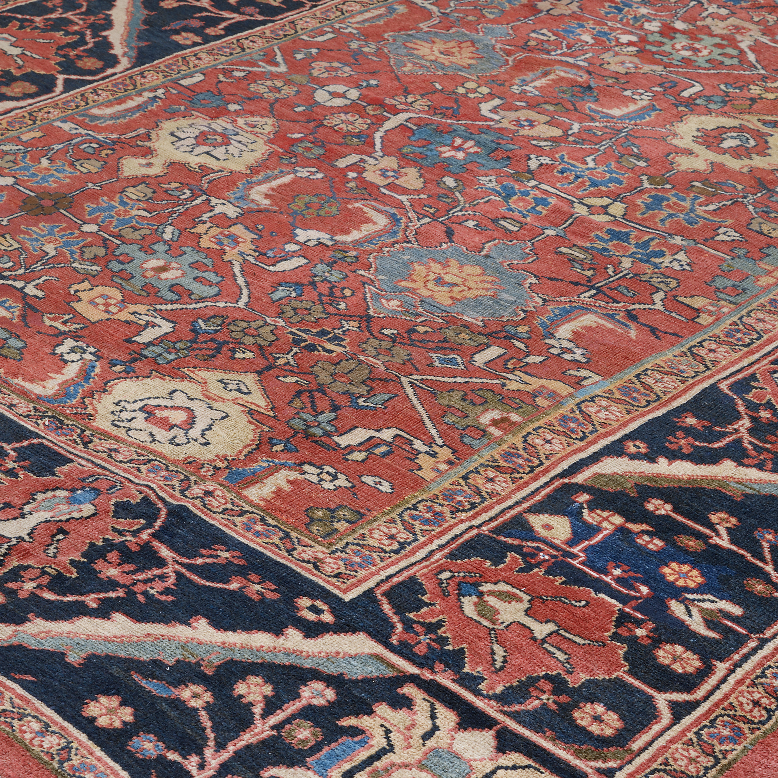 Antique Persian Ziegler Carpet