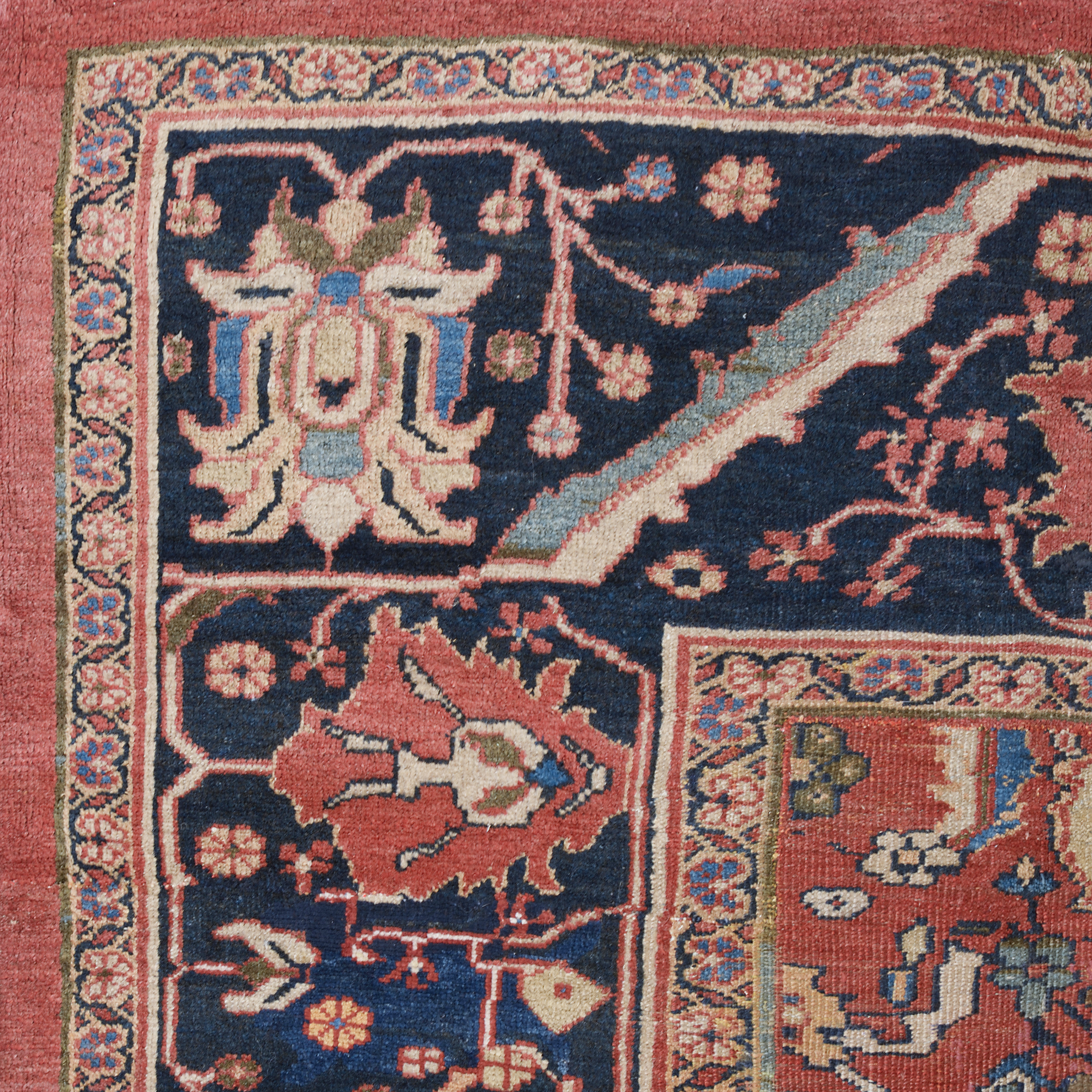 Antique Persian Ziegler Carpet